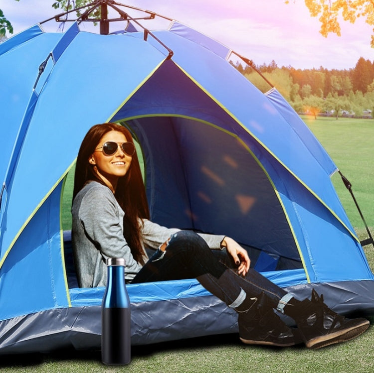 TC-014 Outdoor Beach Travel Camping Automatic Spring Multi-Person Tent For 2 People (Green+Mat)