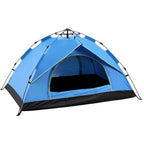 TC-014 Outdoor Beach Travel Camping Automatic Spring Multi-Person Tent for 3-4 People (Blue)