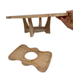 Outdoor Picnic Table Wood Folding Wine Cooler (Wood Color)
