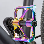 1 Pair PROMEND Three Peilin Bearings Aluminum Alloy CNC Bicycle Colorful Pedals PD-M86CY