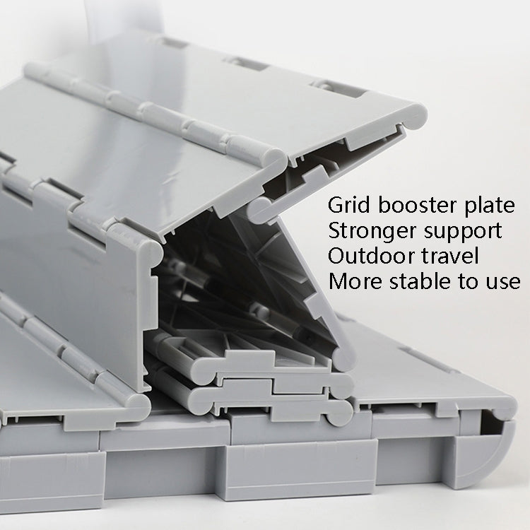 Auto-Toilet Integrated Portable Folding Toilet Self-Driving Tour Outdoor Camping Toilet (Light Grey)