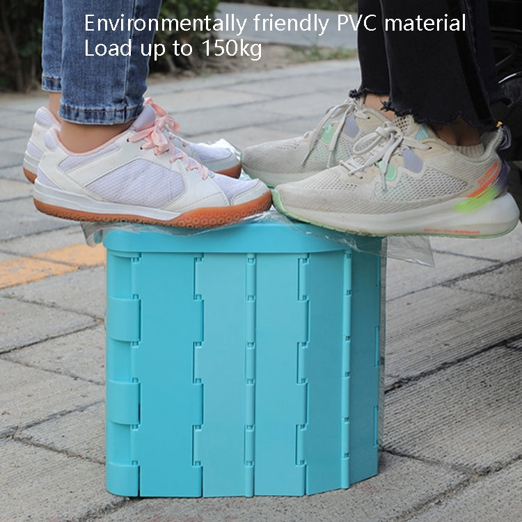 Auto-Toilet Integrated Portable Folding Toilet Self-Driving Tour Outdoor Camping Toilet (Light Grey)