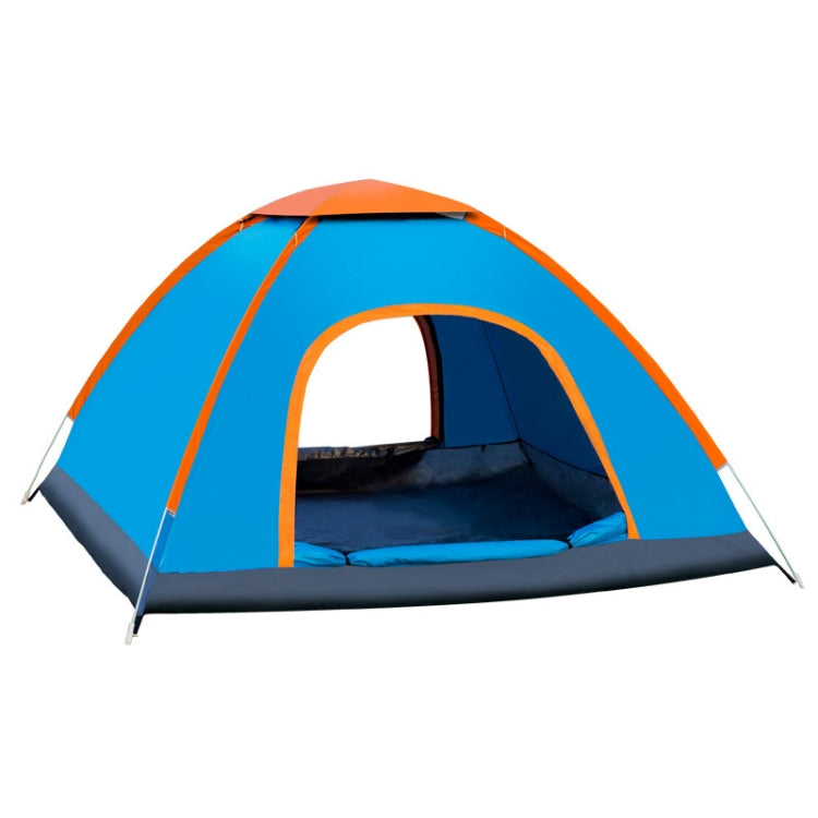 Outdoor Camping Beach Rainproof Sunproof Automatic Quick Setup Tent for 3-4 People (Blue)