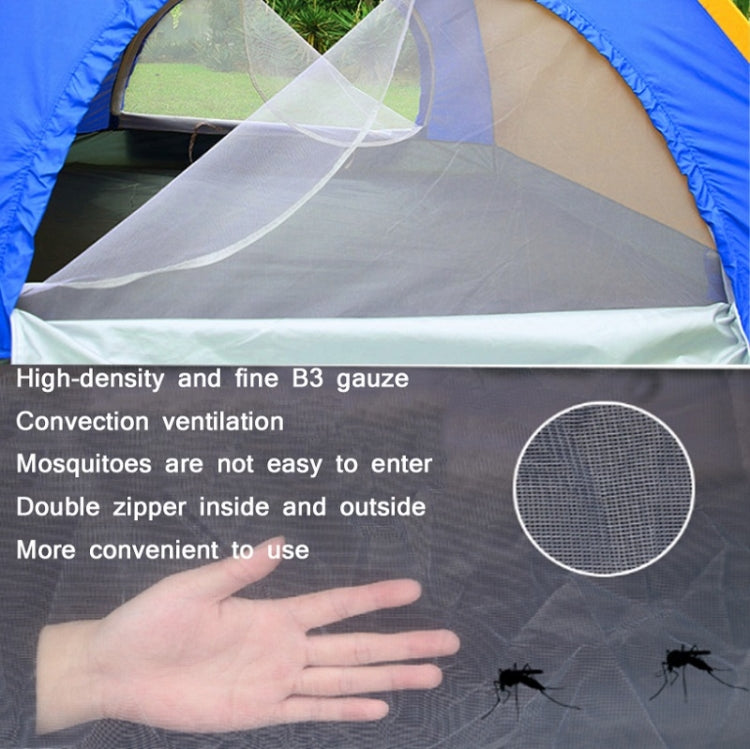 Outdoor Camping Beach Rainproof Sunproof Automatic Quick Setup Tent for 3-4 People (Blue)