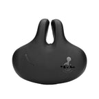 Bike No Nasal Seat Mountain Bike Saddle Comfortable Shock Absorption Bicycle Outdoor Bicycle Accessories Saddle (Black)