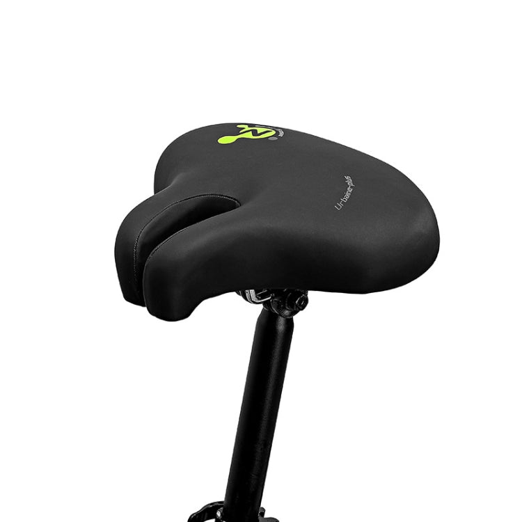 Bike No Nasal Seat Mountain Bike Saddle Comfortable Shock Absorption Bicycle Outdoor Bicycle Accessories Saddle (Fluorescent Green)