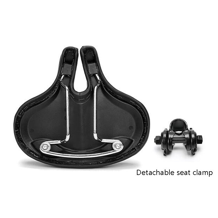 Bike No Nasal Seat Mountain Bike Saddle Comfortable Shock Absorption Bicycle Outdoor Bicycle Accessories Saddle (Fluorescent Green)