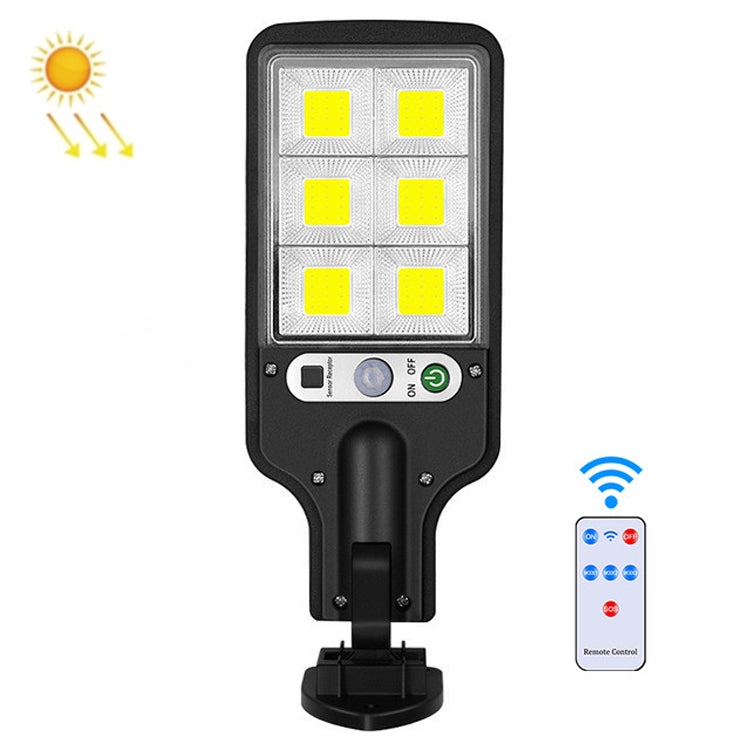Solar Street Lighting LED Body Detection Garden Light, Specification: 616B-72 COB with Remote Control