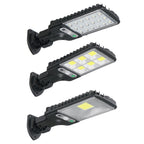 Solar Street Lighting LED Body Detection Garden Light, Specification: 616B-72 COB with Remote Control