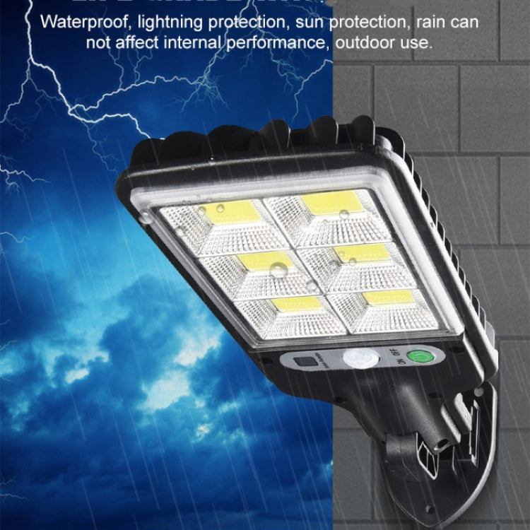 Solar Street Lighting LED Body Detection Garden Light, Specification: 616B-72 COB with Remote Control