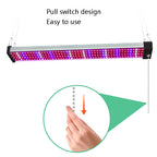 LED growth lamp full spectrum plant light tube, Style: Small double row 100 cm (EU plug)