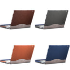 PU Leather Laptop Protection Sleeve for Microsoft Surface Book 2 13.5 Inch (Gentleman Grey)