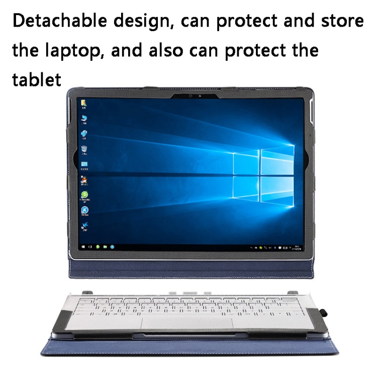 PU Leather Laptop Case for Microsoft Surface Book 2 15 Inch (Gentleman Gray)