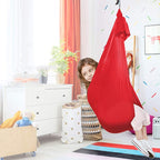 Children Elastic Hammock Indoor Outdoor Swing, Size: 1.5x2.8m (Red)