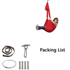 Children Elastic Hammock Indoor Outdoor Swing, Size: 1.5x2.8m (Red)