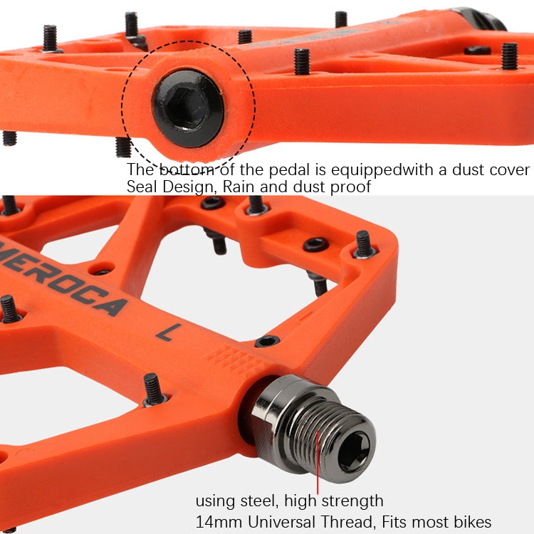 MEROCA Mountainbike Nylon Pedal (Green)