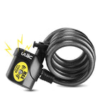 ULAC AL-3P Bicycle Alarm Cable Lock Mountain Bike Lock Bicycle Accessories