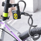 ULAC AL-3P Bicycle Alarm Cable Lock Mountain Bike Lock Bicycle Accessories
