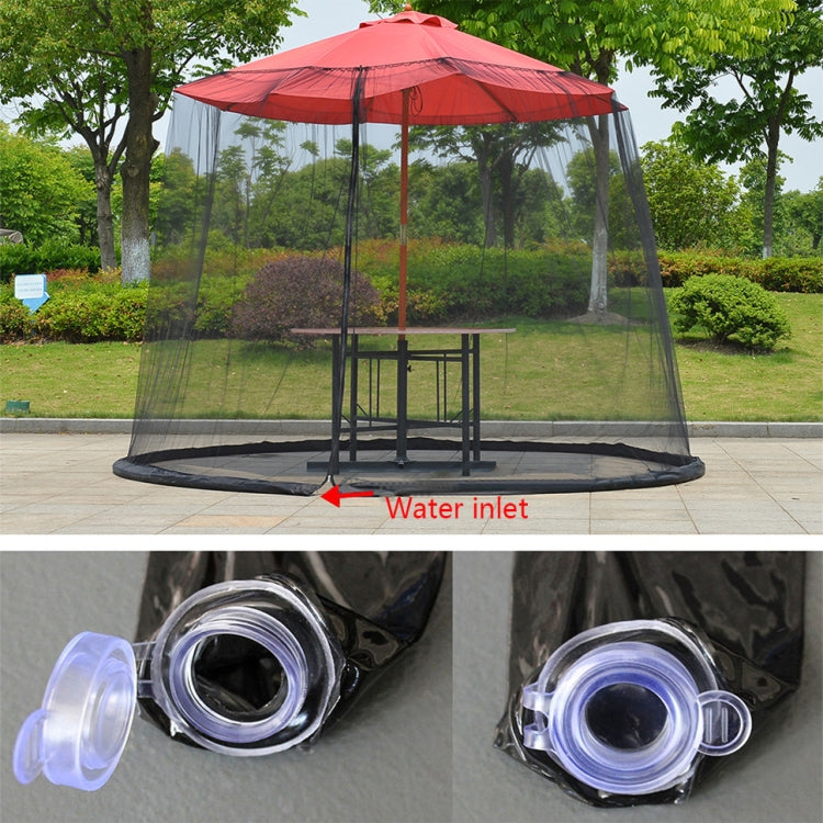 HY-0205 300 x 230 cm Outdoor Sun Umbrella Anti-Mosquito Net Cover, Dimensions: Folding Tents (Black)