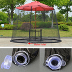 HY-0205 300 x 230 cm Outdoor Sun Umbrella Anti-Mosquito Net Cover, Dimensions: Folding Tents (Black)