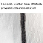 HY-0205 300 x 230 cm Outdoor Sun Umbrella Anti-Mosquito Net Cover, Dimensions: Folding Tents (Black)