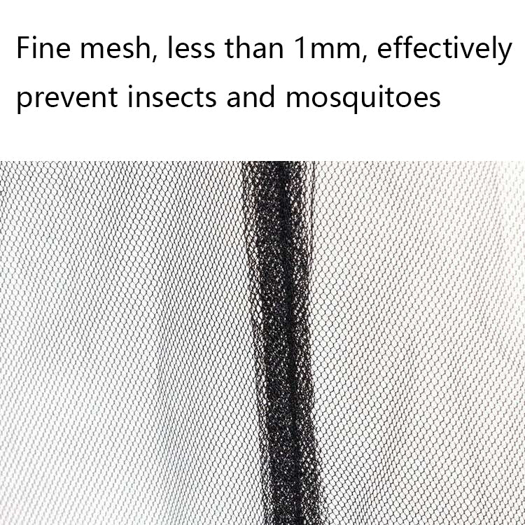 HY-0205 300 x 230 cm Outdoor Sun Umbrella Anti-Mosquito Net Cover, Dimensions: Folding Tents (Black)