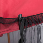 HY-0205 300 x 230 cm Outdoor Sun Umbrella Anti-Mosquito Net Cover, Dimensions: Folding Tents (Black)