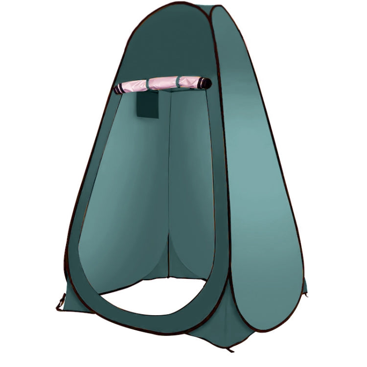 Outdoor Camping Toilet Tent Automatic Shower Tent, Style: Single Person (Olive Green)