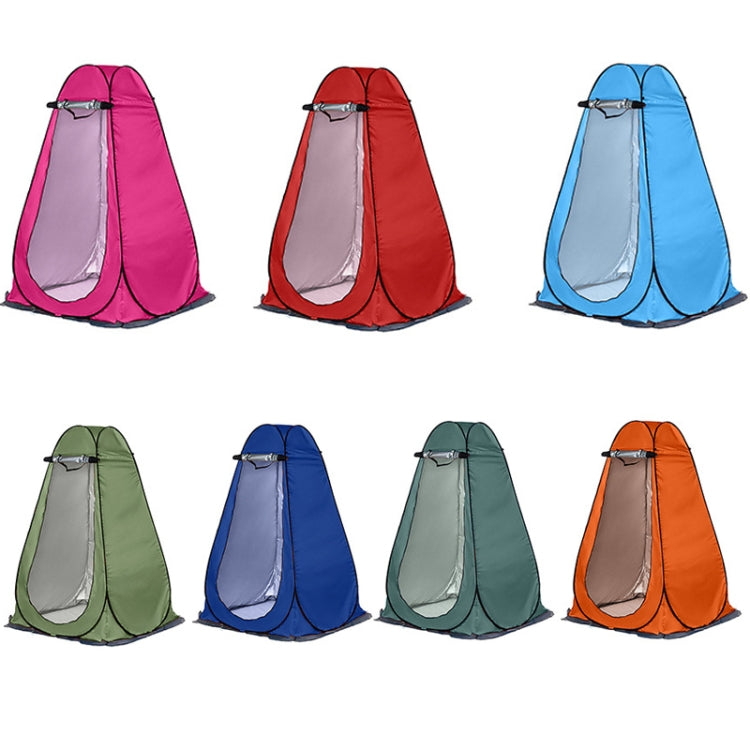 Outdoor Camping Toilet Tent Automatic Shower Tent, Style: Single Person (Olive Green)
