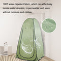 Outdoor Camping Toilet Tent Automatic Shower Tent, Style: Single Person (Olive Green)