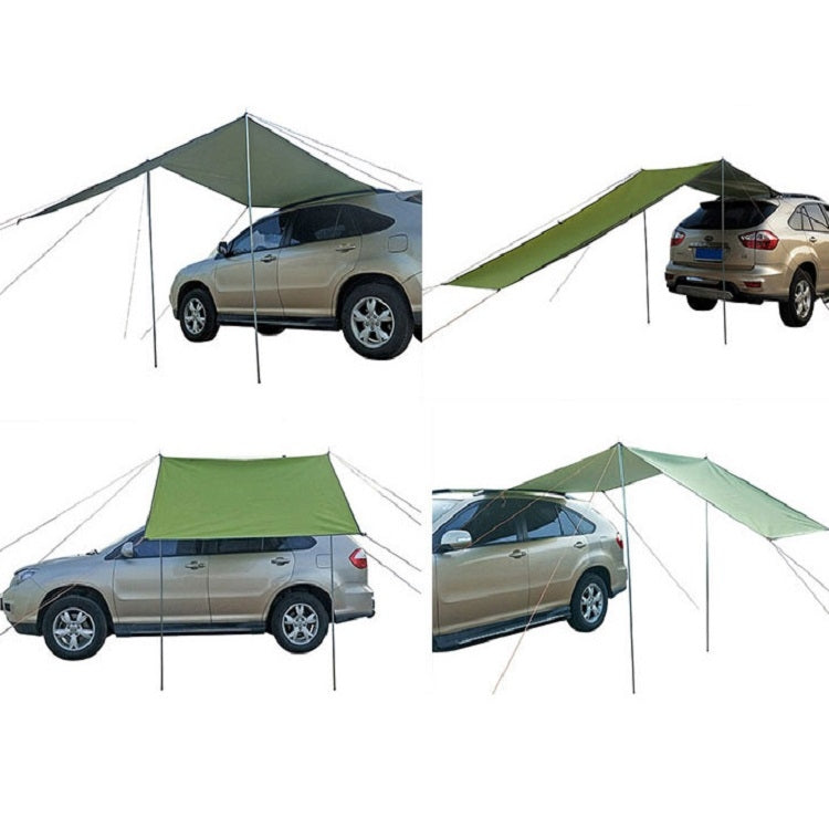 Outdoor Picnic Camping Tent Beside The Car Waterproof Sunshade 200x440cm (Dark Gray)