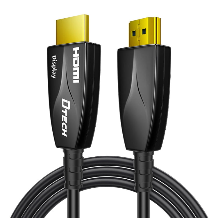 DTECH HDMI 2.0 Version Fiber Optic Cable 4K 60Hz Large Screen TV Engineer Wiring, Length: 10m
