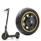 10 Inch Electric Scooter Front Tire Tubeless for Ninebot MAX G30 (Yellow)
