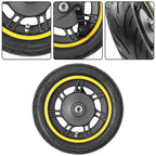 10 Inch Electric Scooter Front Tire Tubeless for Ninebot MAX G30 (Yellow)