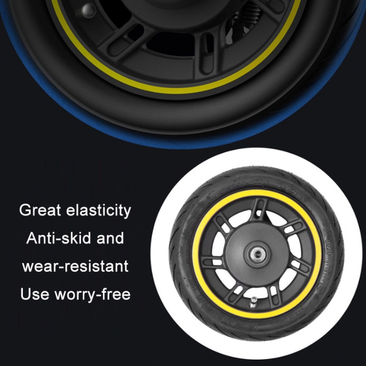 10 Inch Electric Scooter Front Tire Tubeless for Ninebot MAX G30 (Yellow)