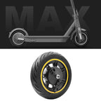 10 Inch Electric Scooter Front Tire Tubeless for Ninebot MAX G30 (Yellow)