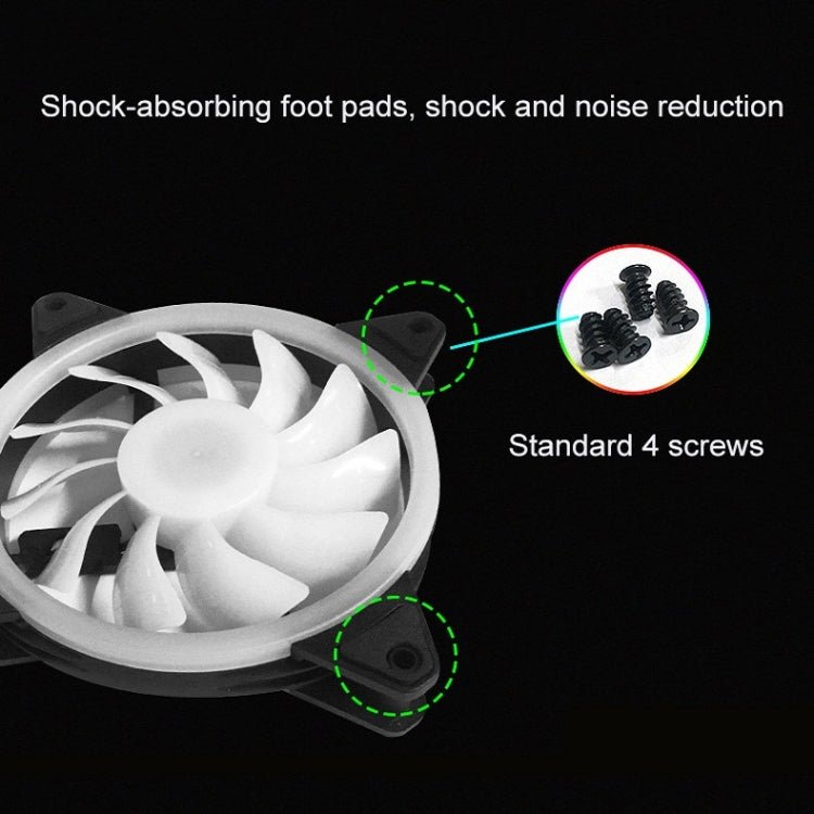 Computer CPU RGB glowing radiator 8 fans + remote control
