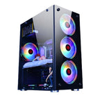 Computer CPU RGB glowing radiator 8 fans + remote control