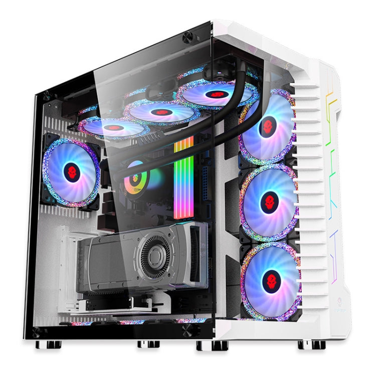 Computer CPU RGB glowing radiator 8 fans + remote control
