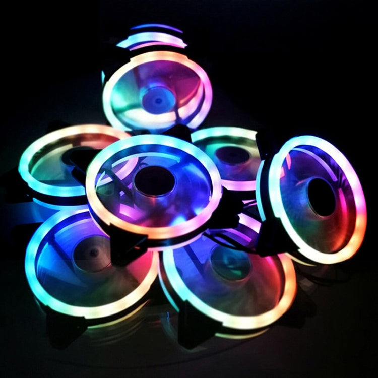 Computer CPU RGB glowing radiator 8 fans + remote control