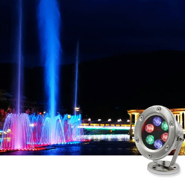 LED Underwater Light Pool Fish Pond Fountain Waterproof Landscape Light 9W (Warm White)