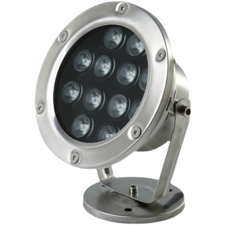 LED Underwater Light Pool Fish Pond Fountain Waterproof Landscape Light 18W(Yellow)
