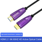 HDMI 2.1 8K 60HZ HD Active Optical Cable Computer Screen Conversion Cable, Cable Length: 3m