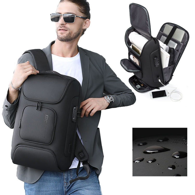 BANGE BG-7216plus Anti-theft Waterproof Travel Men's Backpack 15.6 Inch Laptop Bag (Gray)