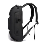 BANGE BG-7216plus Anti-theft Waterproof Travel Men's Backpack 15.6 Inch Laptop Bag (Gray)