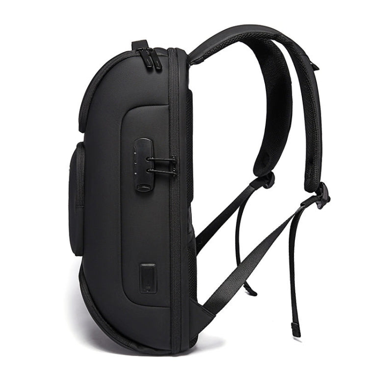 BANGE BG-7216plus Anti-theft Waterproof Travel Men's Backpack 15.6 Inch Laptop Bag (Gray)
