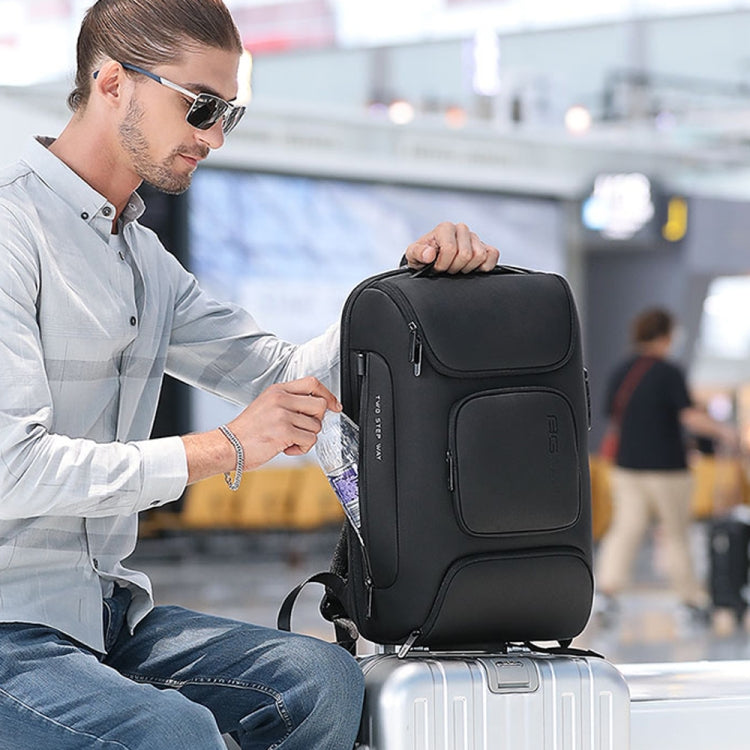 BANGE BG-7216plus Anti-theft Waterproof Travel Men's Backpack 15.6 Inch Laptop Bag (Gray)
