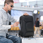 BANGE BG-7216plus Anti-theft Waterproof Travel Men's Backpack 15.6 Inch Laptop Bag (Gray)