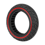 For Ninebot Max G30 10 X 2.5 Inch (60/70-6.5) Scooter Solid Rubber Tire Red Line