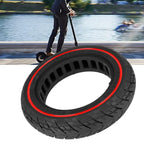 For Ninebot Max G30 10 X 2.5 Inch (60/70-6.5) Scooter Solid Rubber Tire Red Line